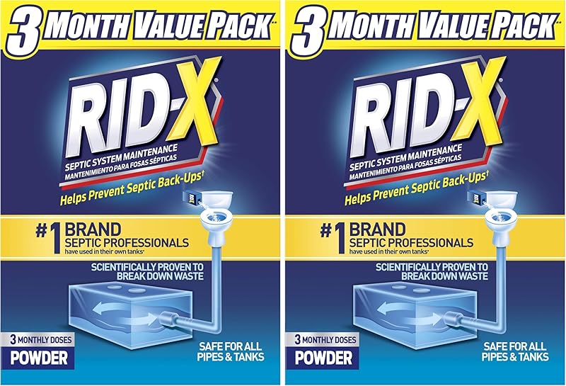 Rid-X Septic Tank Treatment Powder