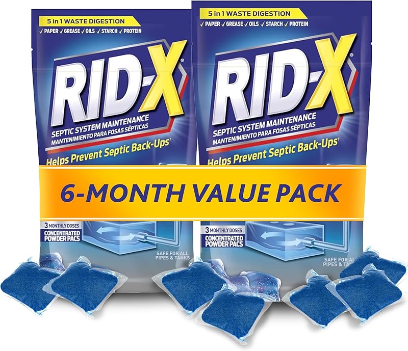 Rid-X Septic Treatment 3 Monthly Septi Pacs